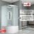 Душевая кабина AvaCan C5080LED 80x80 с гидромассажем