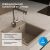 Кухонная мойка ABBER Quarz AQ2901S 46x51 из кварцевого композита, песочный