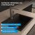 Кухонная мойка ABBER Quarz AQ2902B 60x51 из кварцевого композита
