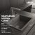 Кухонная мойка ABBER Quarz AQ2902G 60x51 из кварцевого композита
