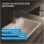 Кухонная мойка ABBER Quarz AQ2902W 60x51 из кварцевого композита