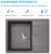 Кухонная мойка ABBER Quarz AQ2903G 65x51 из кварцевого композита