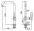 Смеситель для кухни AQG Metropol f 05MEF509CR