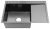 Кухонная мойка Fmark FSC6550Q-L 65x50 стальная, графит