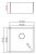 Кухонная мойка Grandex Aqua Proline 44 3034133 44x44 стальная, графит