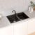 Кухонная мойка Maretti Китчен 770 KT770-BL 77x49 из искусственного камня