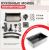 Кухонная мойка Raglo R702 R702.7246.09 72x46 стальная, графит