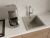 Кухонная мойка Rivelato BK-35 topazio 42x46 из кварцевого композита, топаз