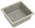 Кухонная мойка Rivelato BK-45 topazio 49x46 из кварцевого композита, топаз