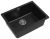 Кухонная мойка Rivelato BK-50 nero 56x43 из кварцевого композита