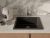 Кухонная мойка Rivelato BK-50 nero 56x43 из кварцевого композита