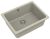 Кухонная мойка Rivelato BK-50 topazio 56x43 из кварцевого композита, топаз