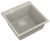 Кухонная мойка Rivelato RM-50 topazio 50x51 из кварцевого композита, топаз