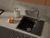 Кухонная мойка Rivelato RM-58 antracite 58x50 из кварцевого композита, антрацит