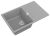 Кухонная мойка Rivelato RM-78 grigio metallizzato 78x50 из кварцевого композита, серый металлик