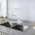 Смеситель для кухни GAPPO G4398-88 с подключением фильтра и гибким изливом