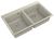Кухонная мойка Rivelato X-90-2D topazio 87x52 из кварцевого композита, топаз