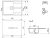 Кухонная мойка Ulgran Quartz prima Prima 750-04 75x50 из кварцевого композита