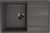 Кухонная мойка Ulgran Quartz prima Prima 750-09 75x50 из кварцевого композита