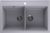 Кухонная мойка Ulgran Quartz ruma Ruma 780-05 78x51 из кварцевого композита