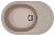 Кухонная мойка Ulgran U-610 U-610-302 78x50 из искусственного камня, песочный