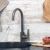 Смеситель для кухни WasserKRAFT Wiese 8400 8407, оружейная сталь