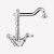 Смеситель для кухни Webert Kitchen dorian DO780102015