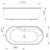 Схема ванны BelBagno BB14-K