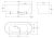 Схема ванны BelBagno BB71-1800-NERO-W0
