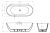 Схема ванны BelBagno BB701-1750-750-K