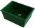 Кухонная мойка OMOIKIRI Okinoshima 61-U/I-RG Matt 4993168 61x46 керамическая, royal green