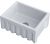 Кухонная мойка OMOIKIRI Mikura 61-WH Glossy 4993257 61x46 керамическая, белый глянцевый