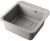Кухонная мойка OMOIKIRI Tasogare 51-GR 4993740 51x51 из искусственного гранита, leningrad grey