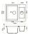 Схема кухонной мойки OMOIKIRI Sakaime 60-2-BE