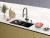 Смеситель для кухни OMOIKIRI Kanto BN-WH 4994298 с гибким изливом и подключением фильтра, нержавеющая сталь/белый