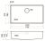 Схема кухонной мойки OMOIKIRI Omi 73-U/I Ultra-LG