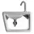 Раковина Althea Ceramica «Design Outline» 50