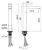Схема смесителя для раковины Wonzon&Woghand Cube 2.0 WW-88019068-CR высокий 2