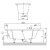 Схема Villeroy&Boch «Pavia 180×80»