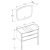 Комплект мебели Opadiris «Смайл Риголетто 90» схема